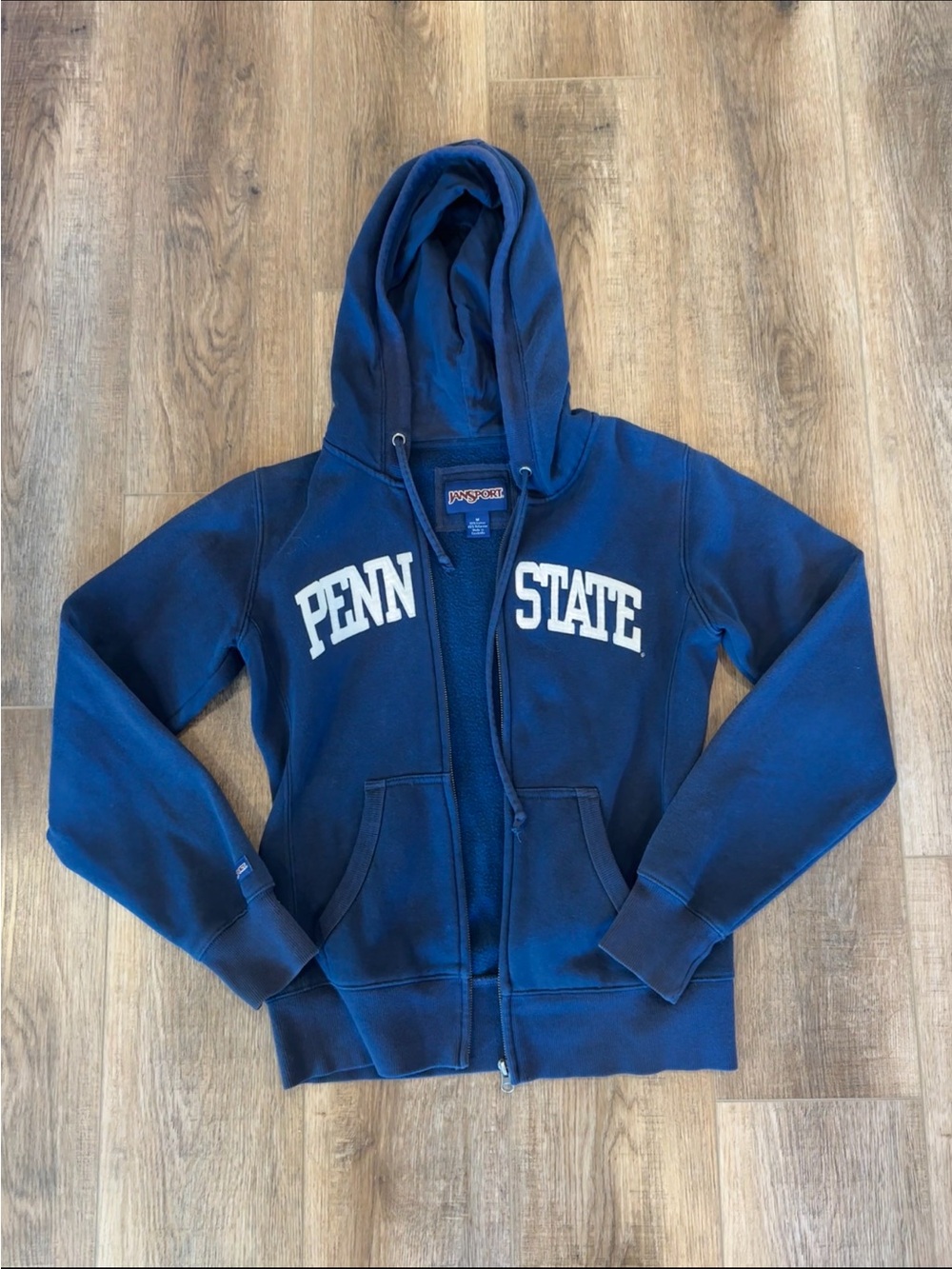 Penn State Navy Blue Zip Hoodie - Collegiate Sweatshirt